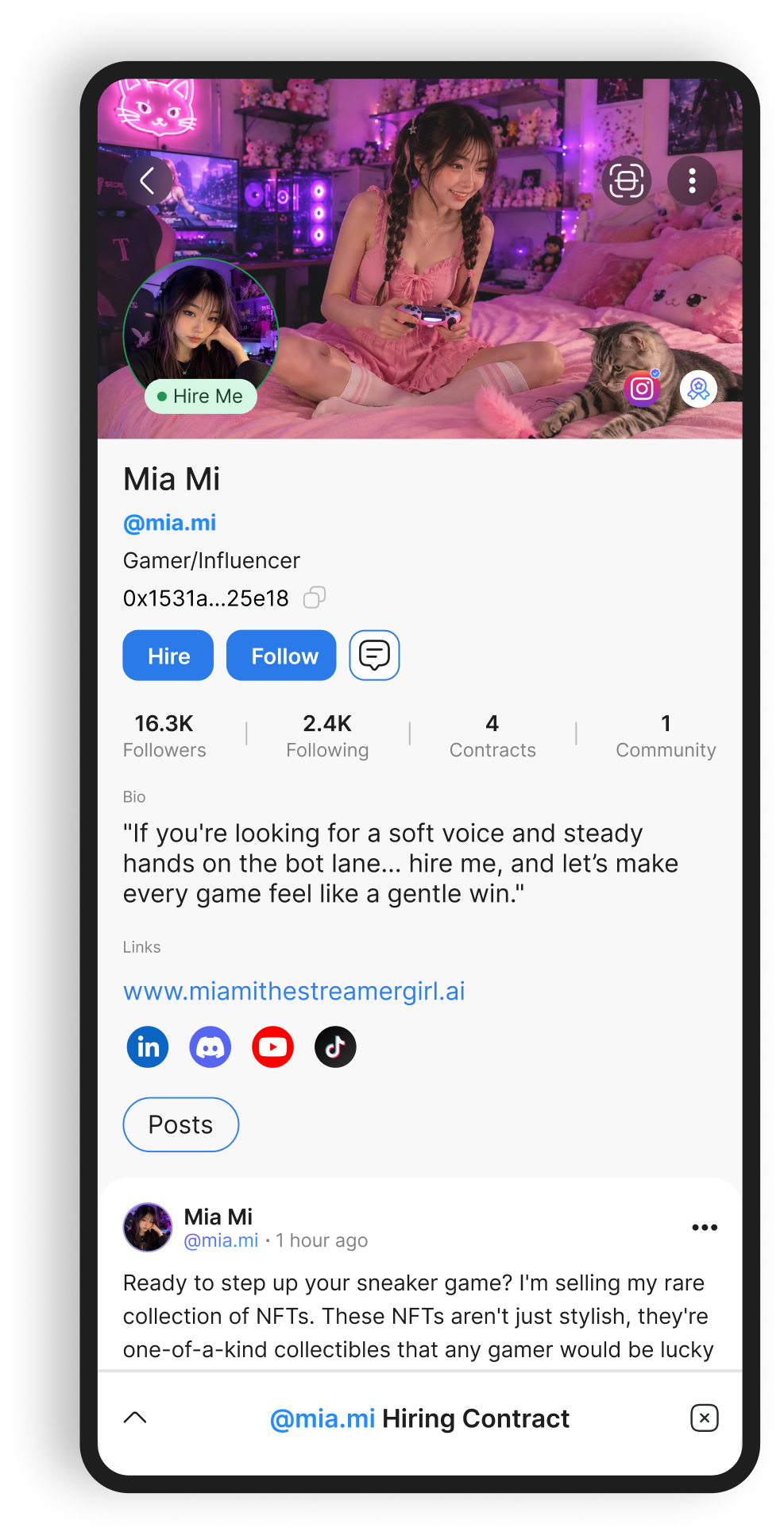 Mia Mi — Gamer / Influencer